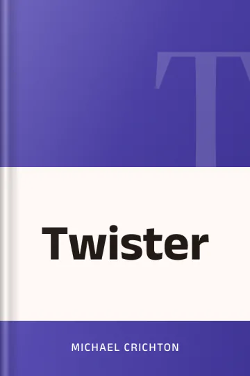 Twister de Michael Crichton, portada del libro