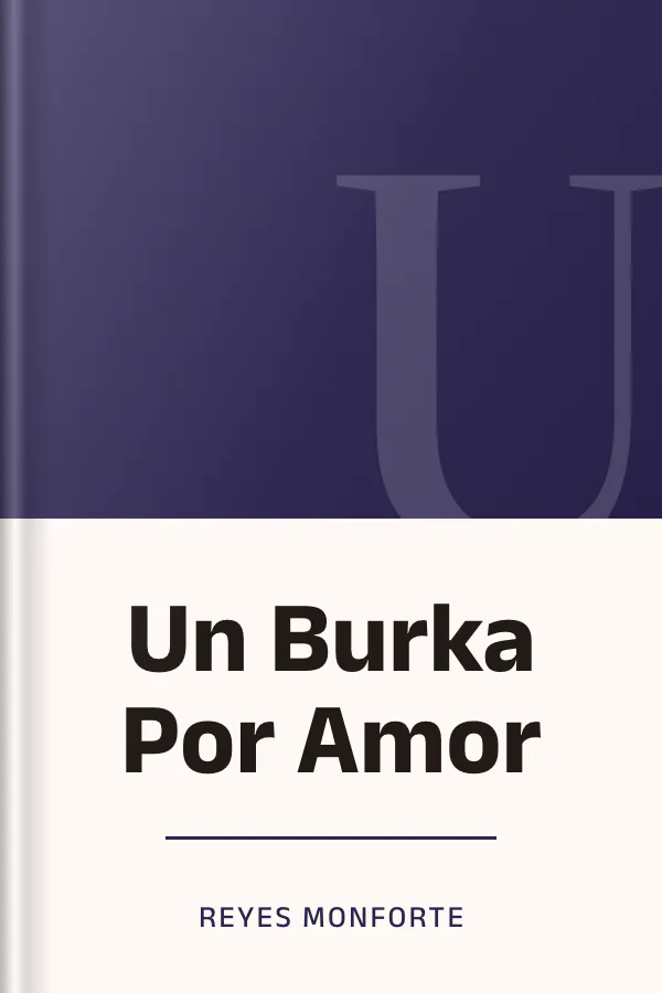 Un Burka Por Amor de Reyes Monforte, portada del libro