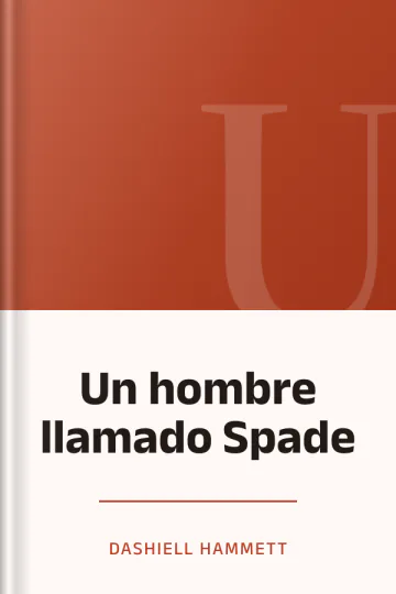 Un hombre llamado Spade de Dashiell Hammett, portada del libro