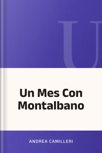 Un Mes Con Montalbano de Andrea Camilleri, portada del libro