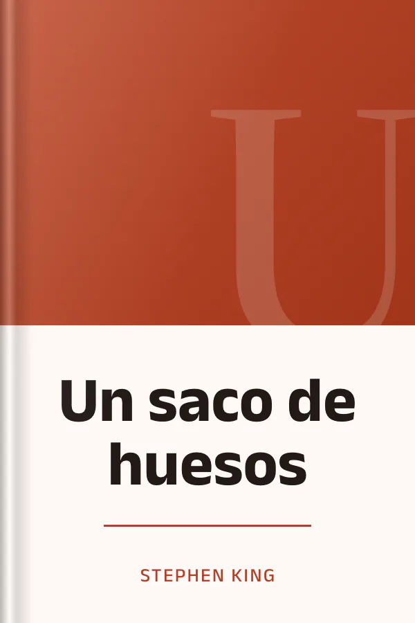 Un saco de huesos de Stephen King, portada del libro