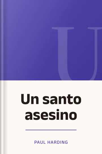 Un santo asesino de Paul Harding, portada del libro