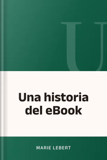 Una historia del eBook de Marie Lebert, portada del libro