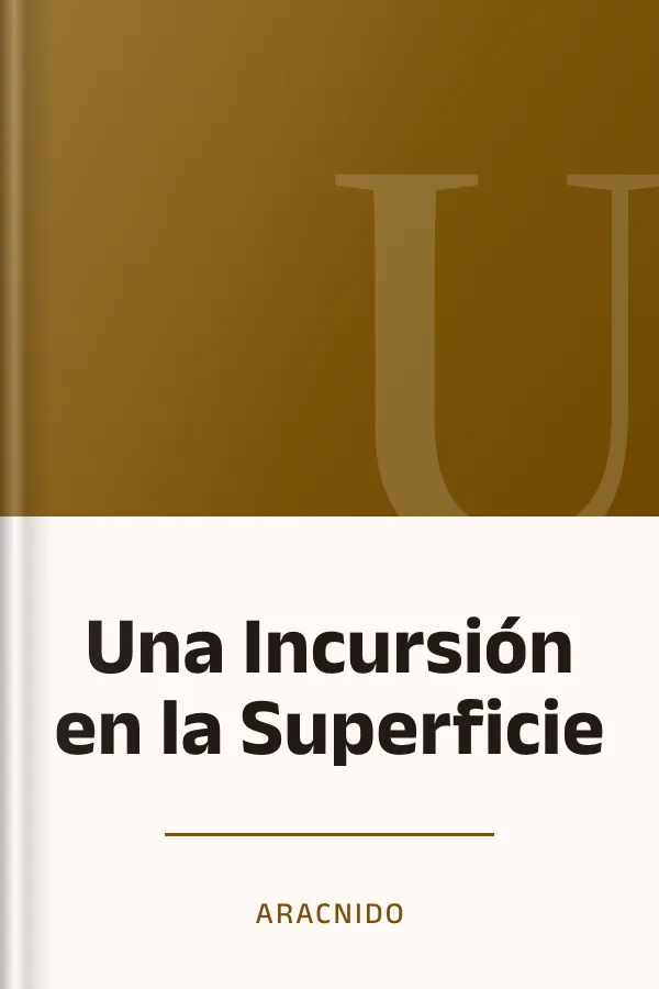 Una Incursión en la Superficie de Aracnido, portada del libro