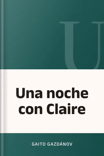 Una noche con Claire de Gaito Gazdánov, portada del libro