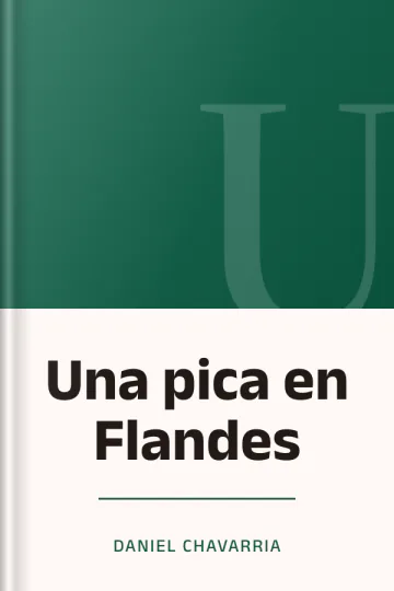 Una pica en Flandes de Daniel Chavarria, portada del libro