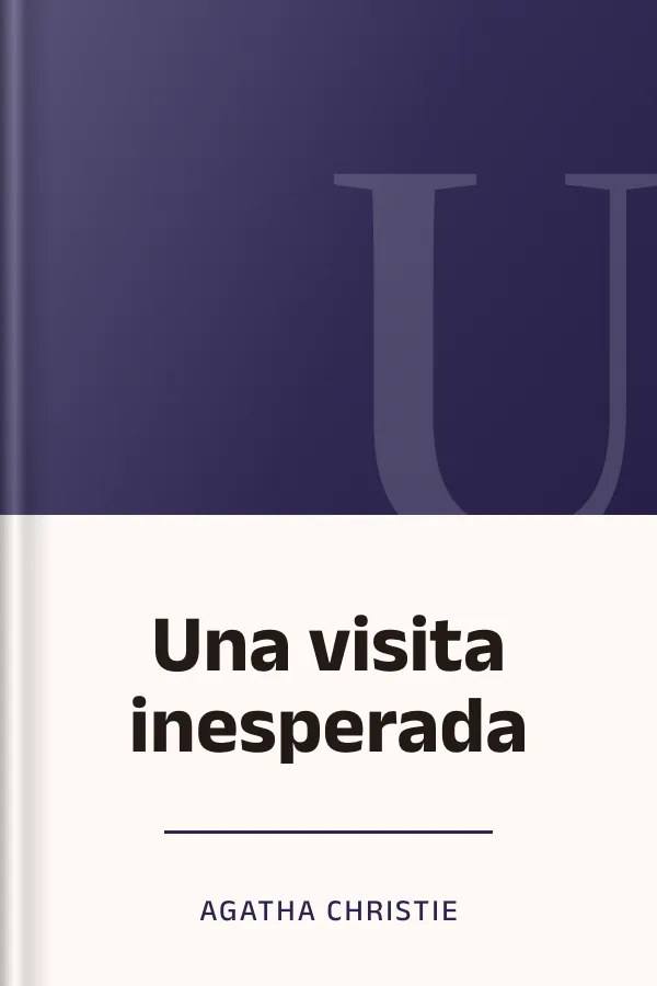 Una visita inesperada de Agatha Christie, portada del libro