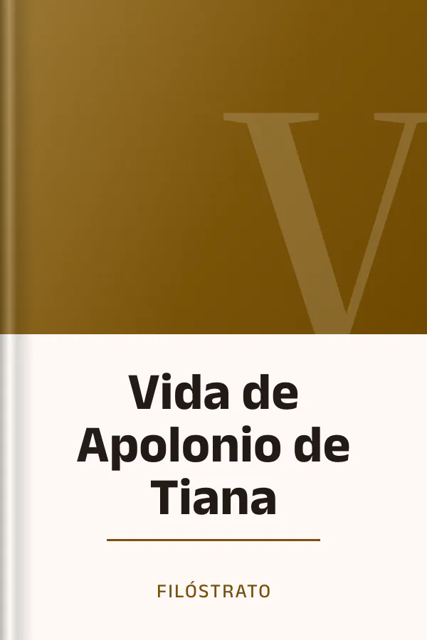 Vida de Apolonio de Tiana de Filóstrato, portada del libro