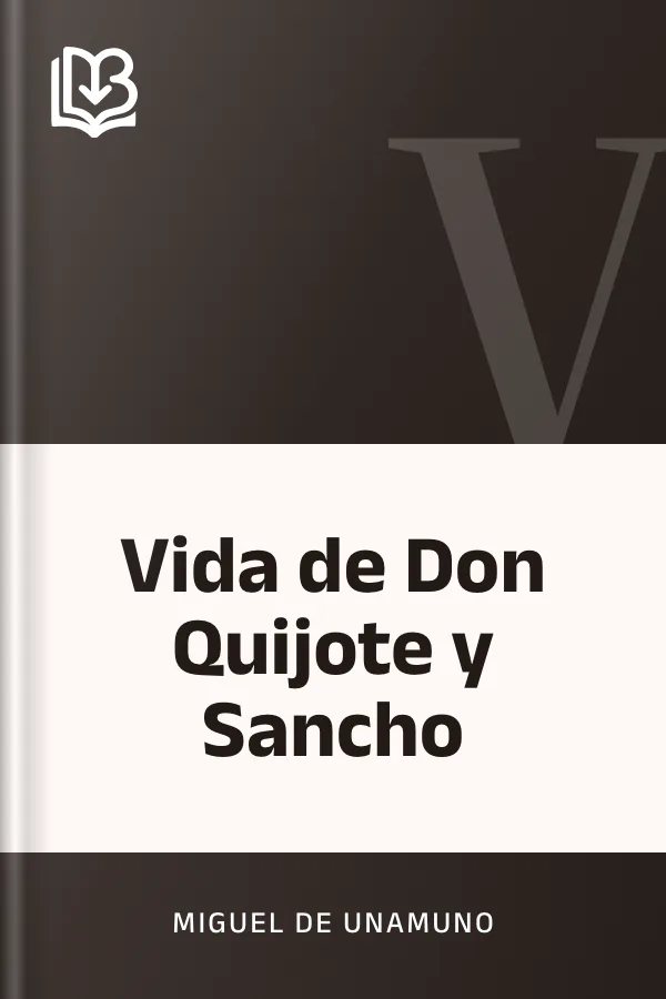 Vida de Don Quijote y Sancho de Miguel de Unamuno, portada del libro