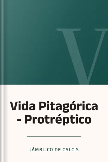 Vida Pitagórica - Protréptico de Jámblico de Calcis, portada del libro