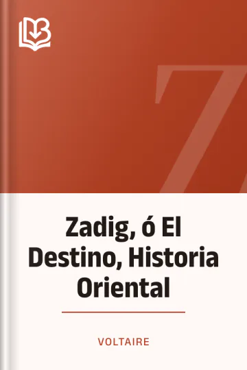 Zadig, ó El Destino, Historia Oriental de Voltaire, portada del libro