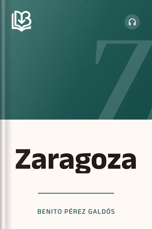 Zaragoza de Benito Pérez Galdós, portada del libro
