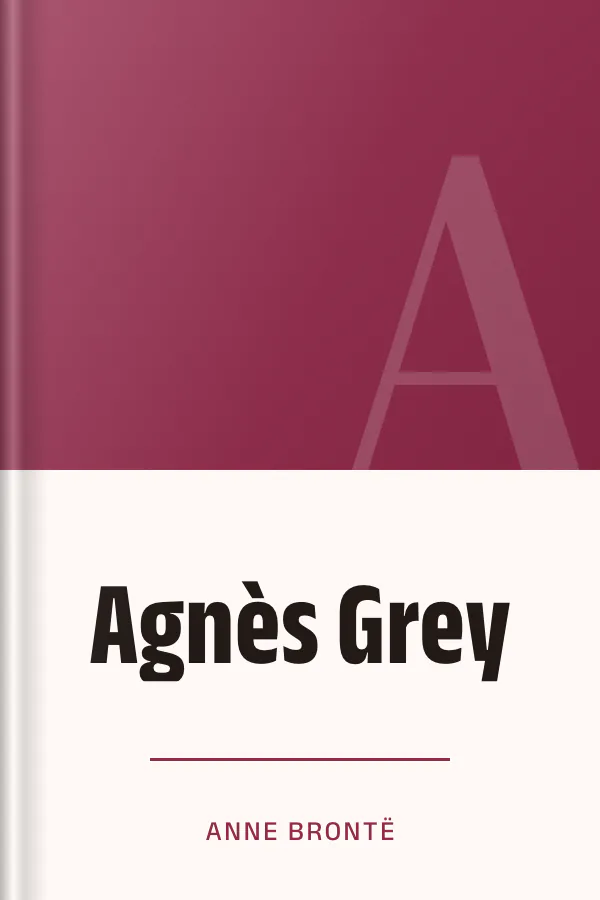 Agnès Grey d’Anne Brontë, couverture du livre