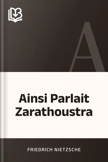 Ainsi Parlait Zarathoustra de Friedrich Nietzsche, couverture du livre
