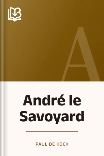 André le Savoyard de Paul de Kock, couverture du livre