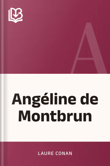 Angéline de Montbrun de Laure Conan, couverture du livre