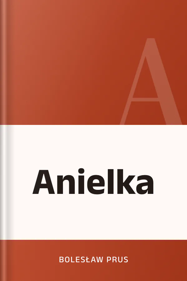 Anielka de Bolesław Prus, couverture du livre