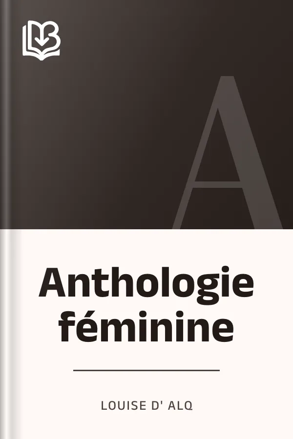 Anthologie féminine de Louise d' Alq, couverture du livre