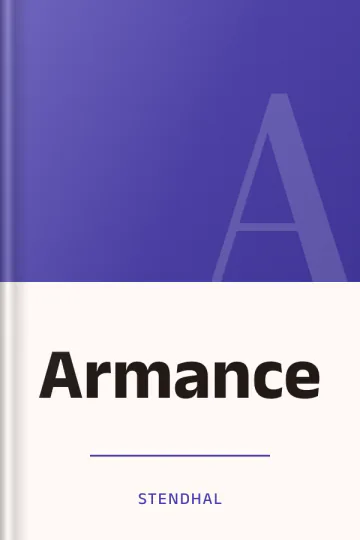 Armance de Stendhal, couverture du livre