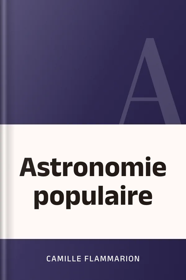 Astronomie populaire de Camille Flammarion, couverture du livre