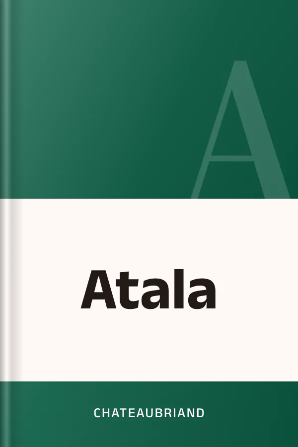 Atala de François-René, vicomte de Chateaubriand, couverture du livre