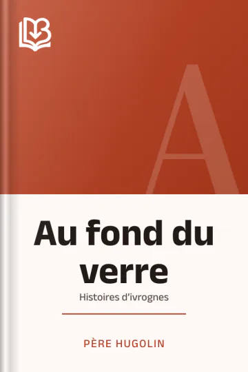 Au fond du verre de Père Hugolin, couverture du livre