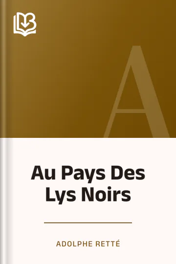 Au Pays Des Lys Noirs d’Adolphe Retté, couverture du livre