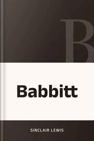 Babbitt de Sinclair Lewis, couverture du livre