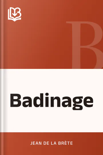 Badinage de Jean de La Brète, couverture du livre