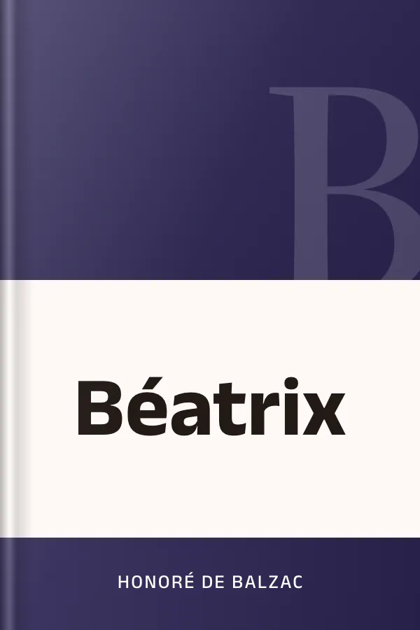 Béatrix d’Honoré de Balzac, couverture du livre