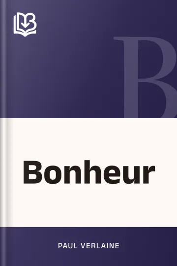Bonheur de Paul Verlaine, couverture du livre