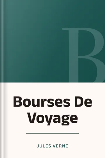 Bourses De Voyage de Jules Verne, couverture du livre