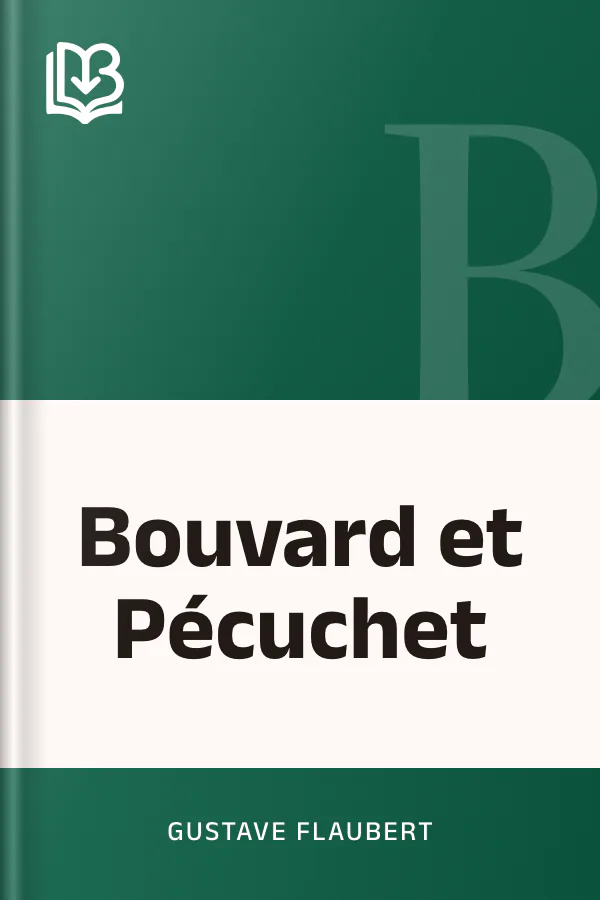 Bouvard et Pécuchet de Gustave Flaubert, couverture du livre