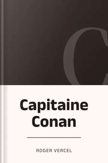 Capitaine Conan de Roger Vercel, couverture du livre