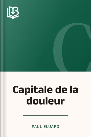 Capitale de la douleur de Paul Éluard, couverture du livre