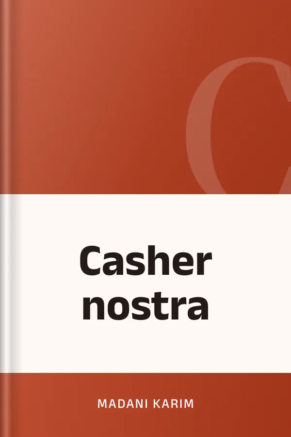 Casher nostra de Madani Karim, couverture du livre