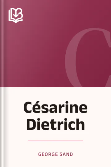 Césarine Dietrich de George Sand, couverture du livre