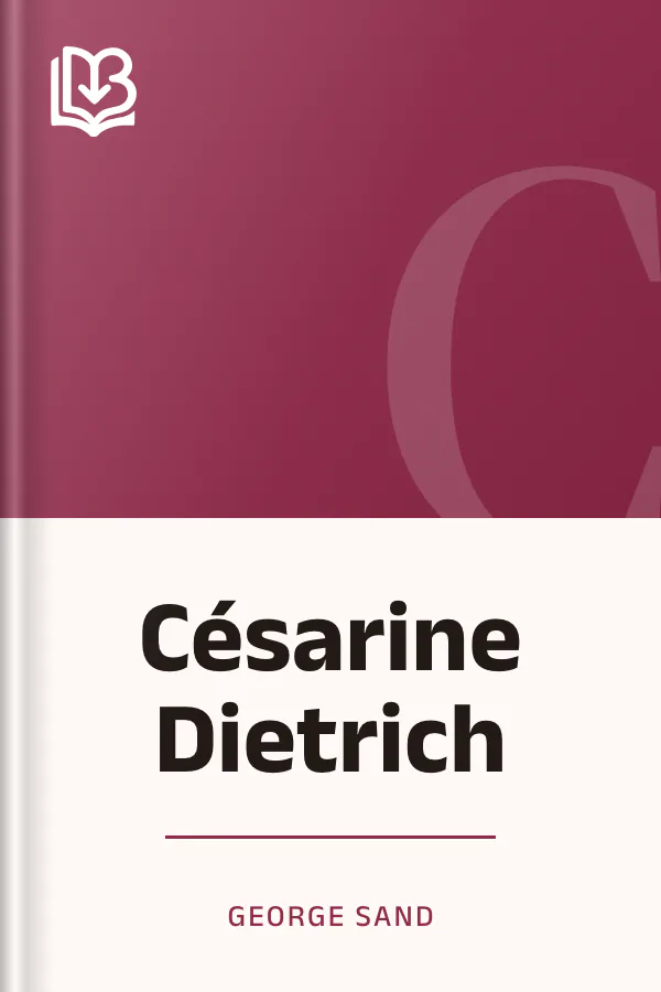 Césarine Dietrich de George Sand, couverture du livre