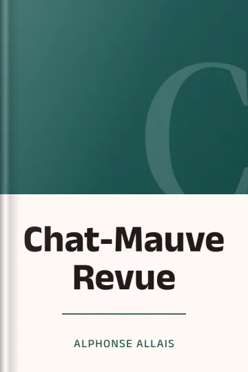 Chat-Mauve Revue d’Alphonse Allais, couverture du livre