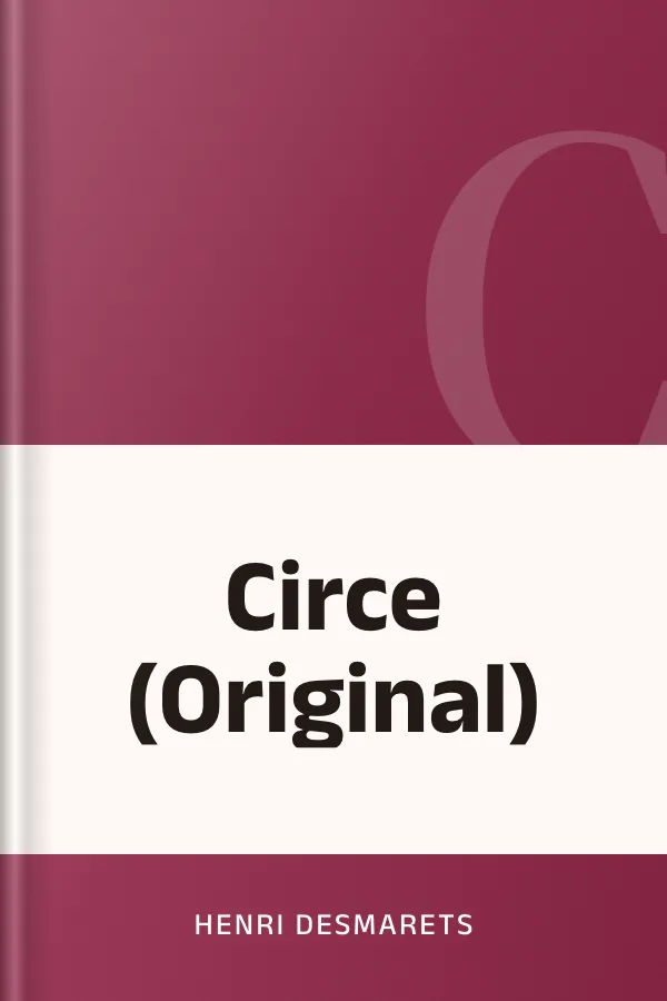 Circe (Original) d’Henri Desmarets, couverture du livre