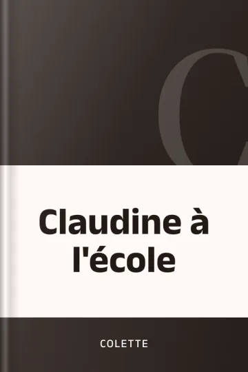 Claudine à l'école de Colette, couverture du livre