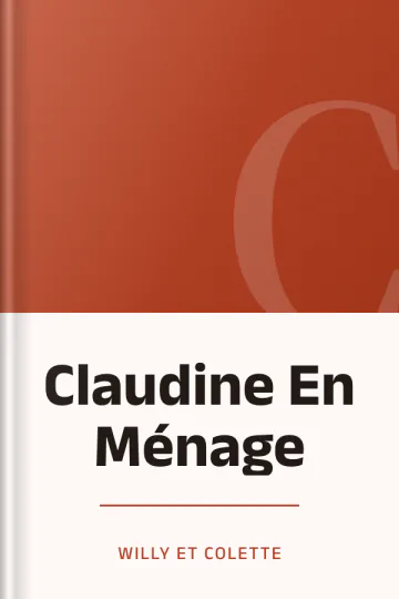 Claudine En Ménage de Willy et Colette, couverture du livre