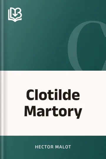Clotilde Martory d’Hector Malot, couverture du livre