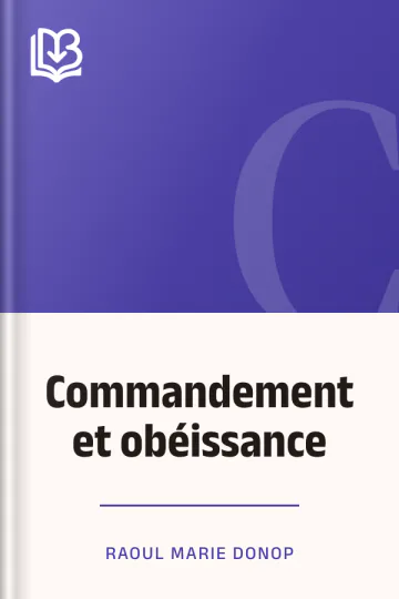 Commandement et obéissance de Raoul Marie Donop, couverture du livre