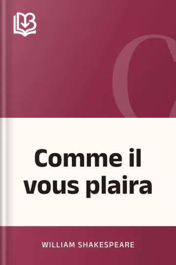 Comme il vous plaira de William Shakespeare, couverture du livre