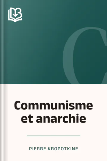 Communisme et anarchie de Pierre Kropotkine, couverture du livre