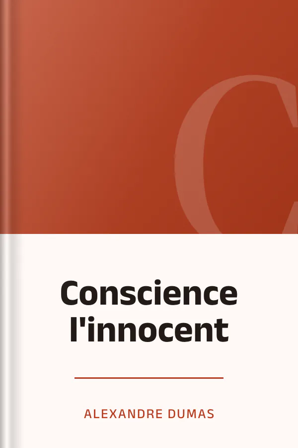 Conscience l'innocent d’Alexandre Dumas, couverture du livre