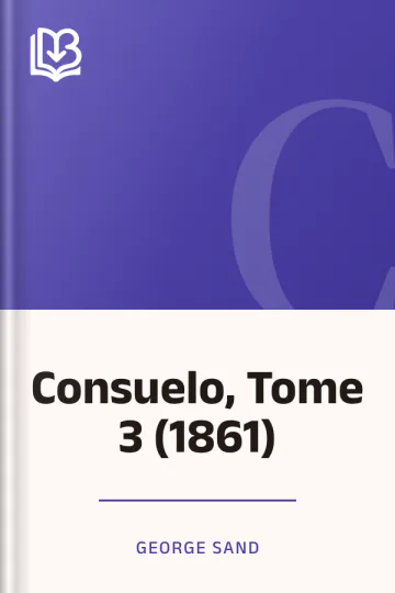 Consuelo, Tome 3 (1861) de George Sand, couverture du livre