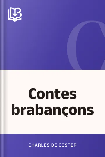 Contes brabançons de Charles De Coster, couverture du livre