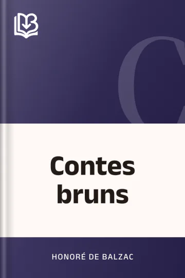 Contes bruns d’Honoré de Balzac, couverture du livre